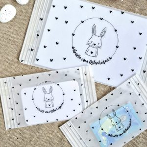 Umschläge aus Transparentpapier für Gutscheine und Geldgeschenke zu Ostern