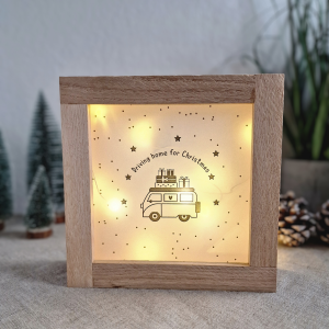 beleuchtete Lichtbox Weihnachten