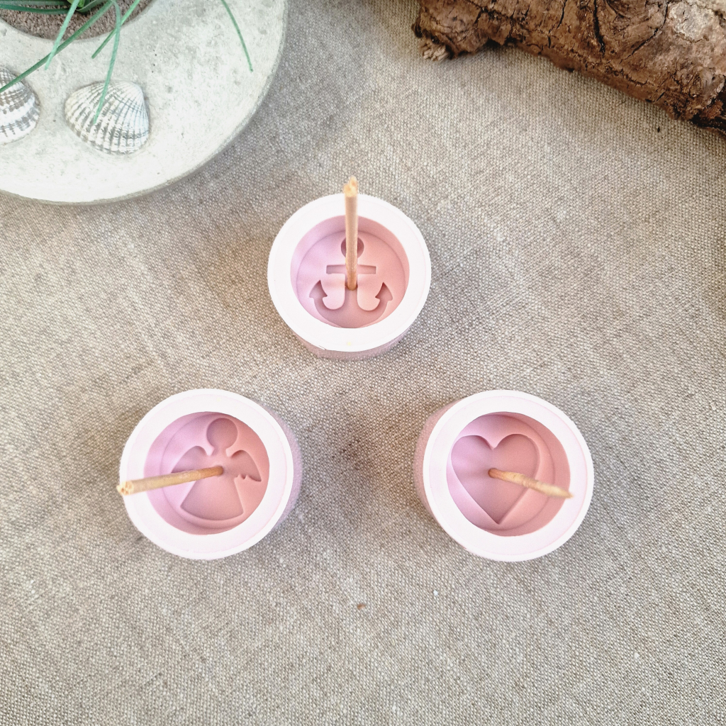 Silikonform zum Kerzengießen der Teelicht-Kerzen
